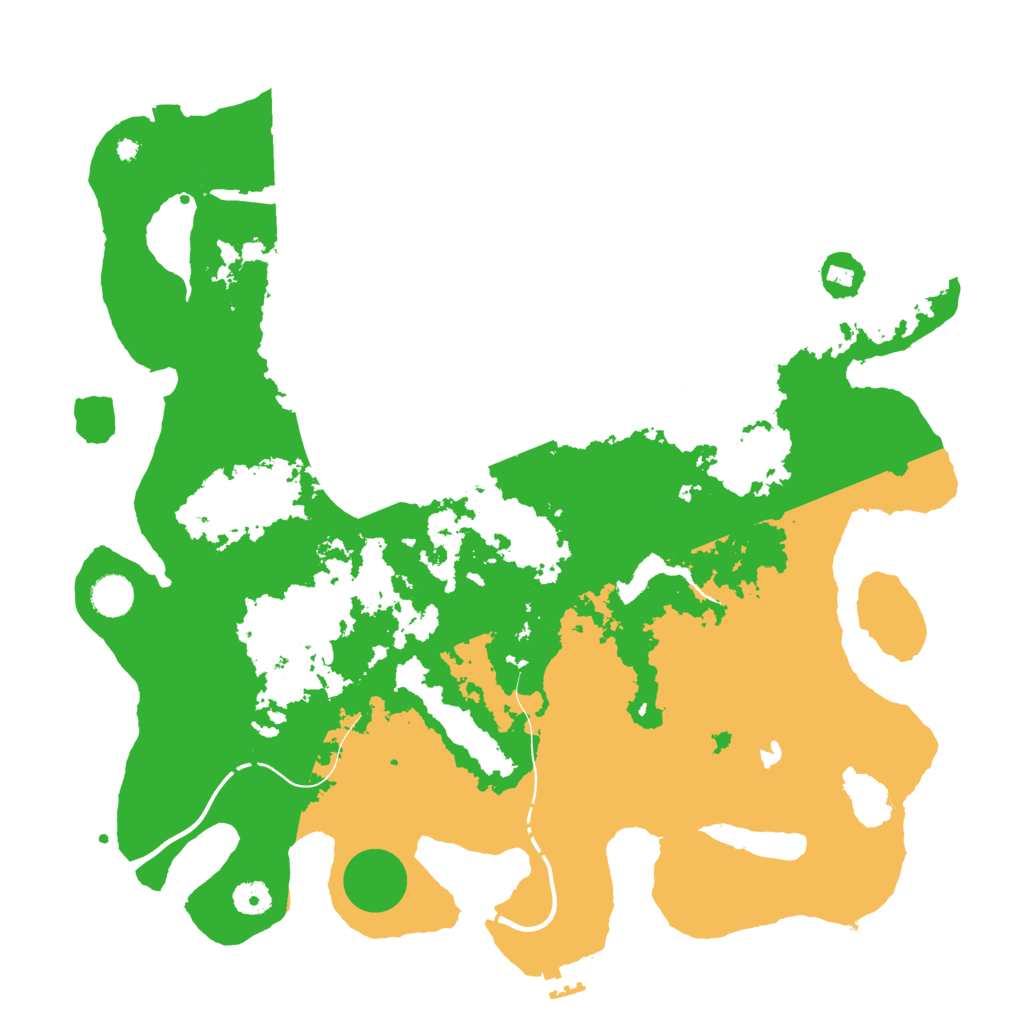 Biome Rust Map: Procedural Map, Size: 4250, Seed: 492810220