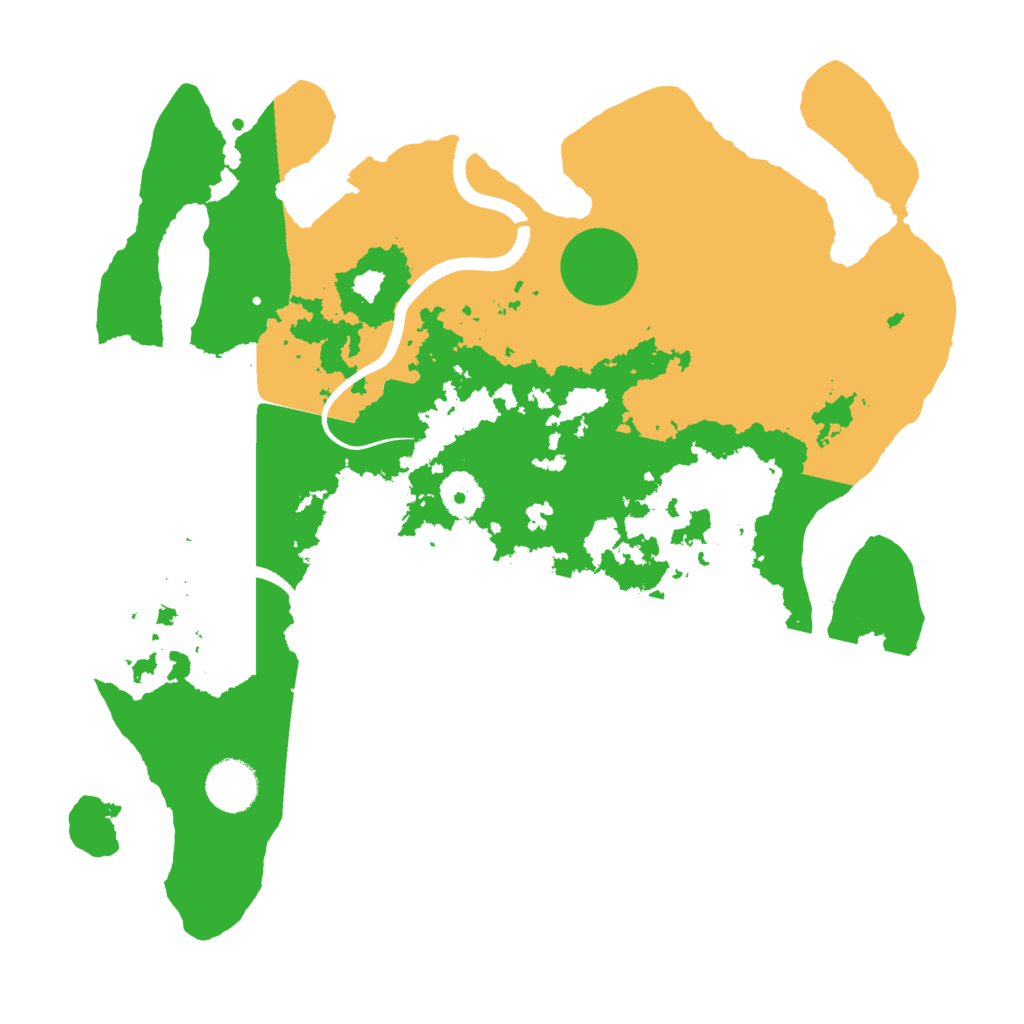 Biome Rust Map: Procedural Map, Size: 3500, Seed: 573242