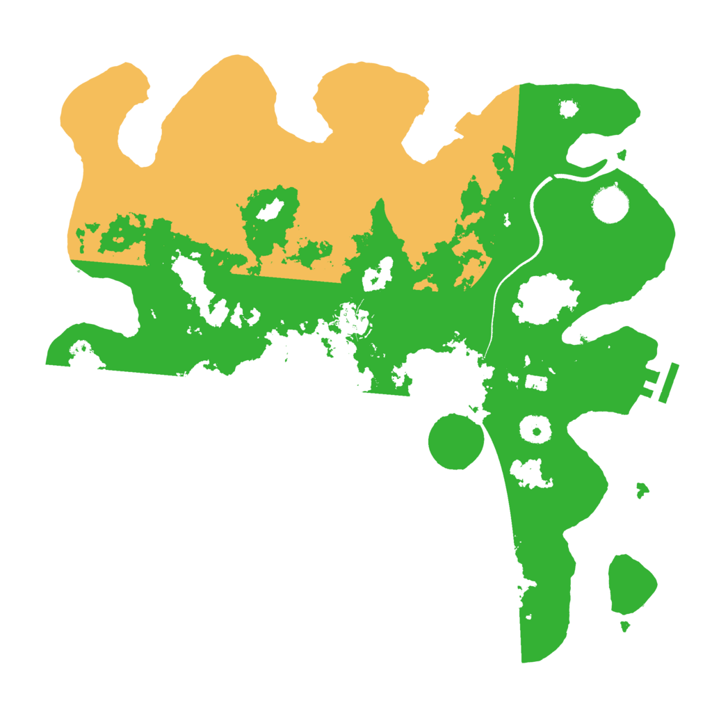 Biome Rust Map: Procedural Map, Size: 3500, Seed: 1281325661