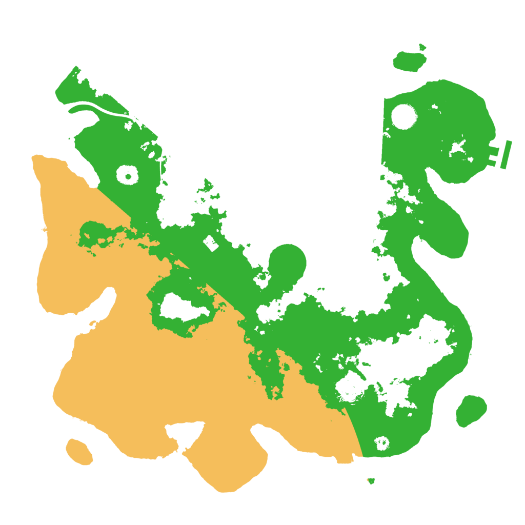 Biome Rust Map: Procedural Map, Size: 3700, Seed: 685271928