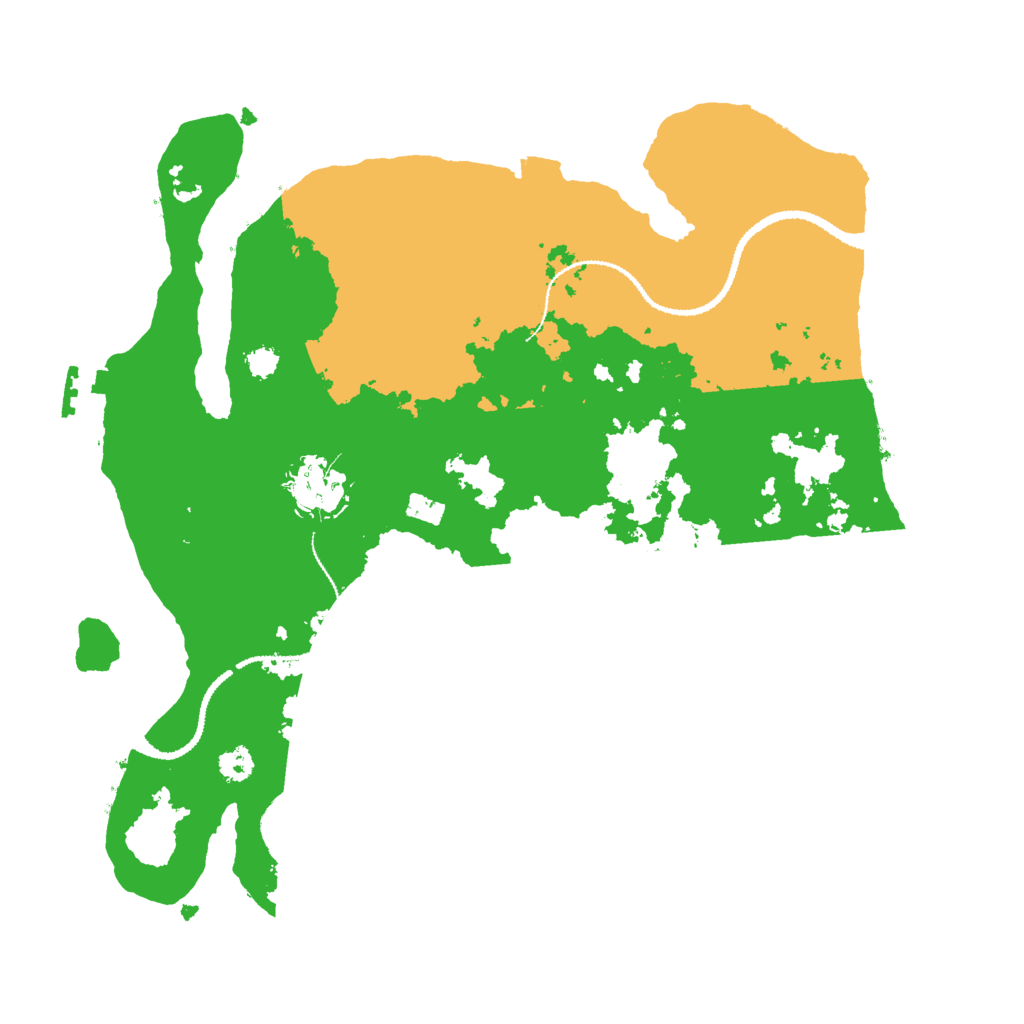 Biome Rust Map: Procedural Map, Size: 3000, Seed: 200912856