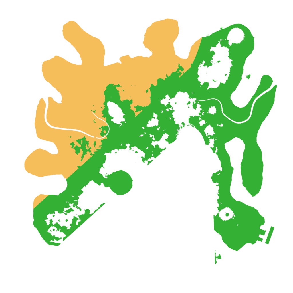 Biome Rust Map: Procedural Map, Size: 3300, Seed: 680475012
