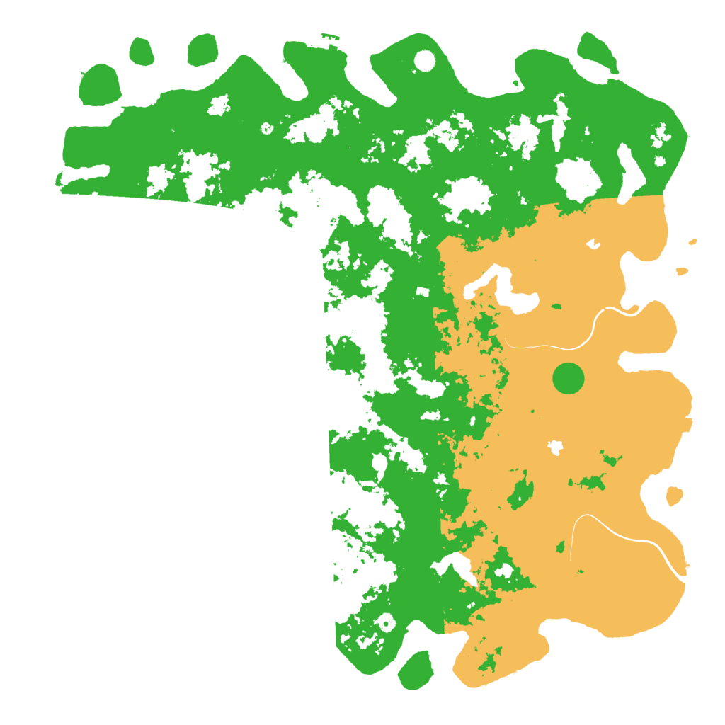 Biome Rust Map: Procedural Map, Size: 6000, Seed: 18633902