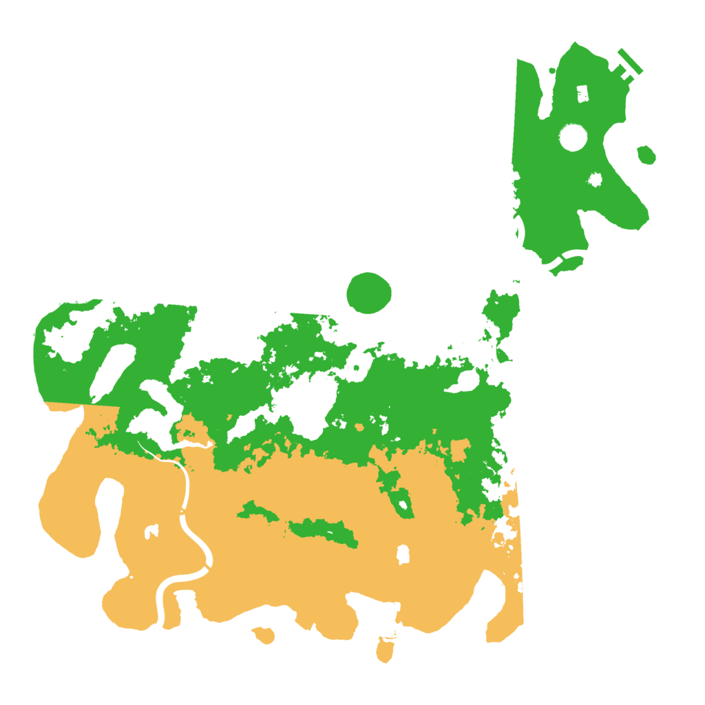 Biome Rust Map: Procedural Map, Size: 4500, Seed: 1713731728