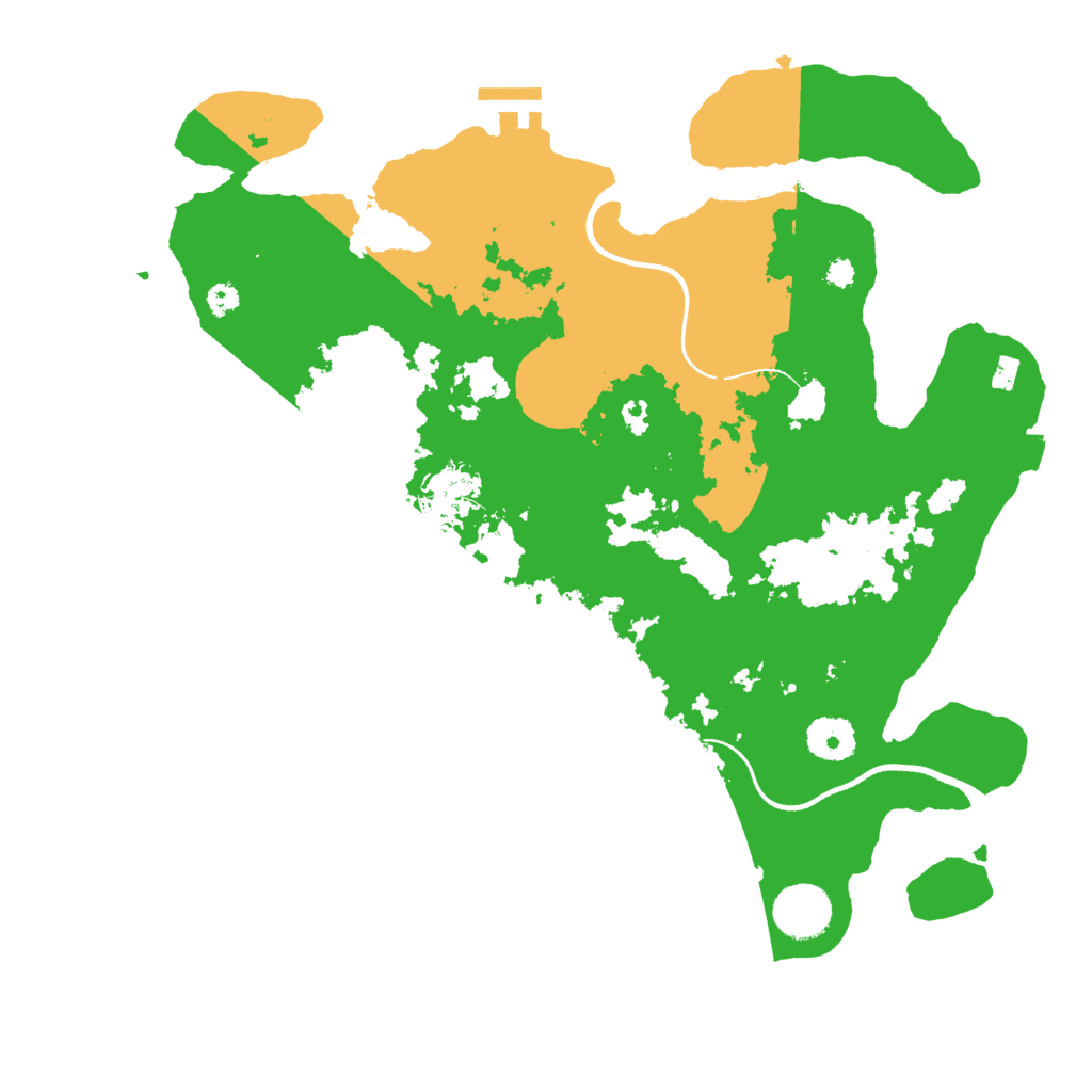 Biome Rust Map: Procedural Map, Size: 3500, Seed: 1803506393