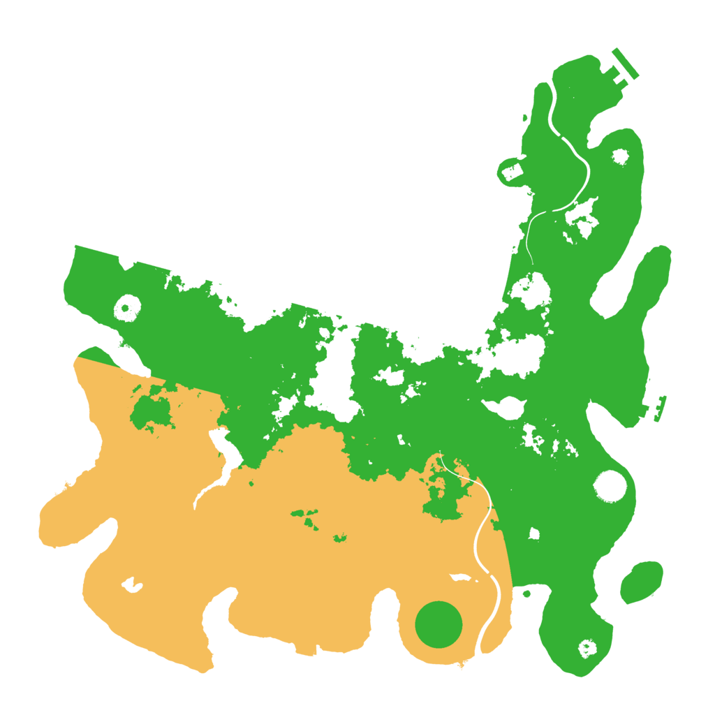 Biome Rust Map: Procedural Map, Size: 4000, Seed: 963775