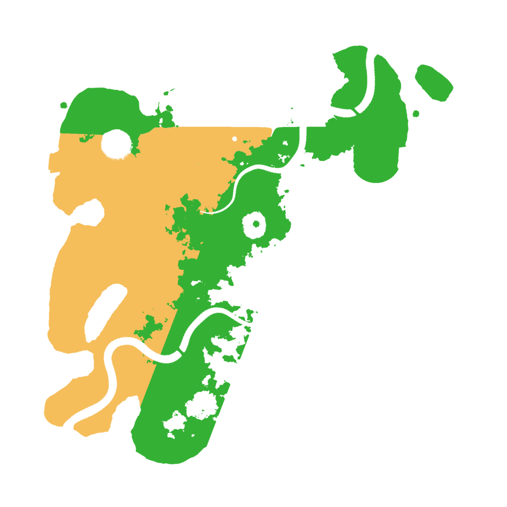 Biome Rust Map: Procedural Map, Size: 3000, Seed: 180656157