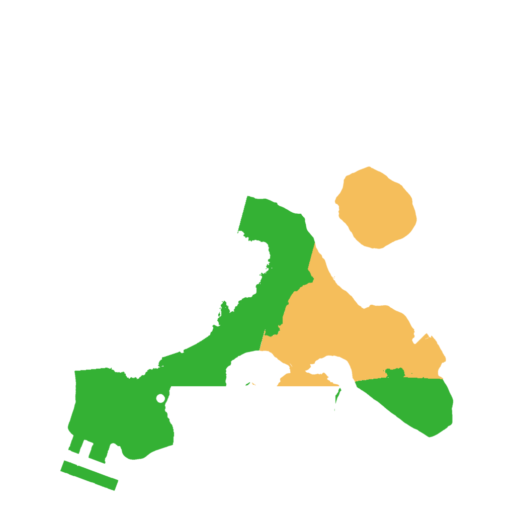 Biome Rust Map: Procedural Map, Size: 1800, Seed: 8008