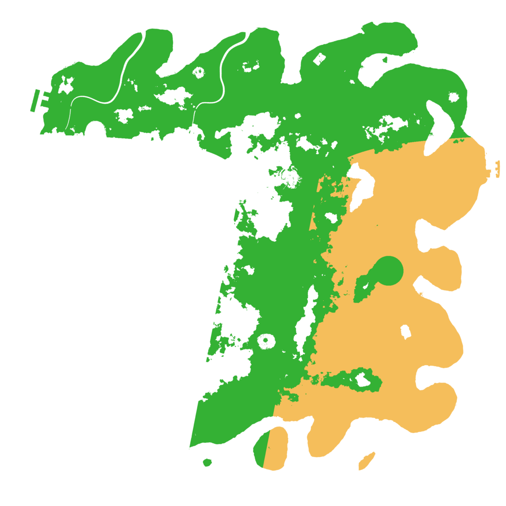 Biome Rust Map: Procedural Map, Size: 4499, Seed: 431102