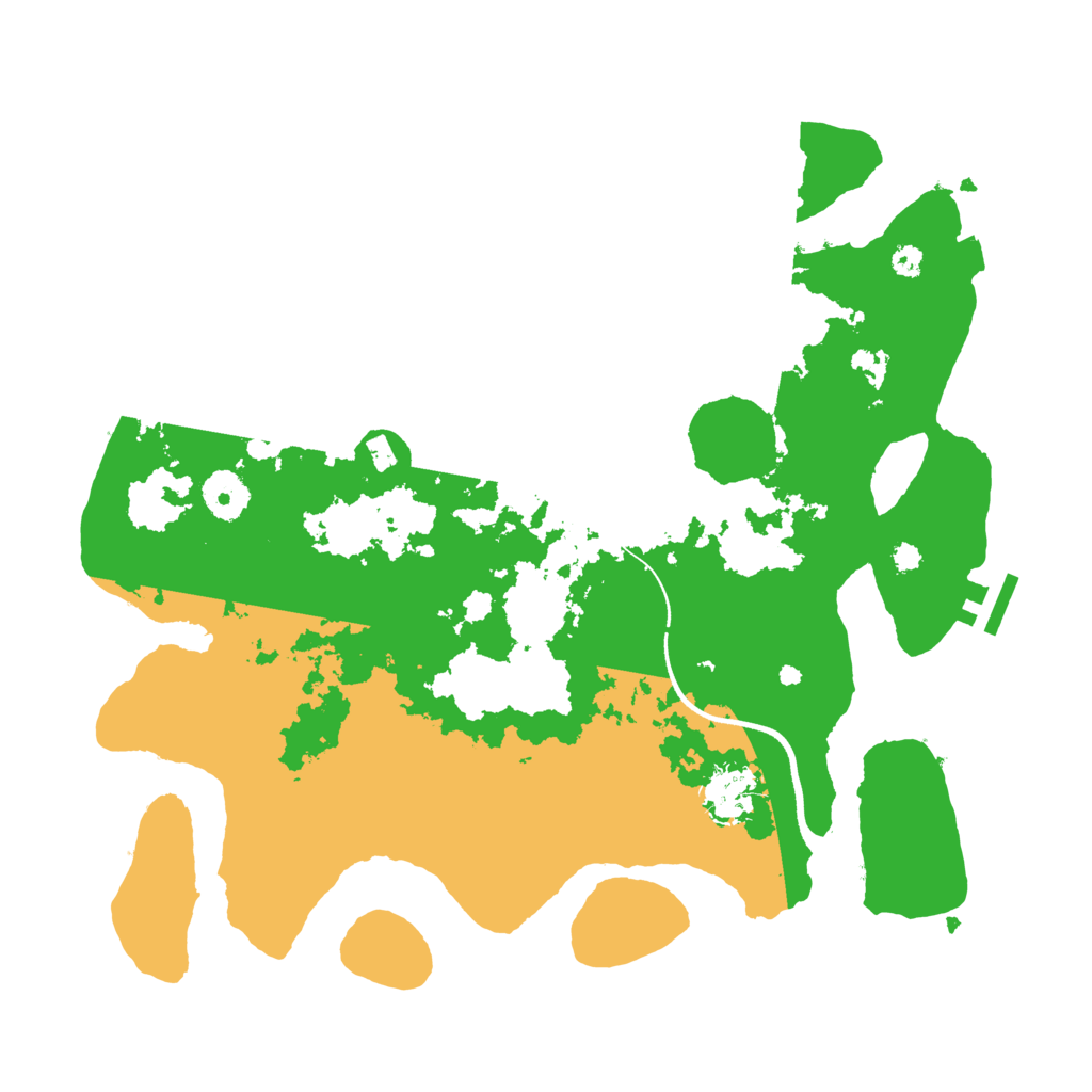 Biome Rust Map: Procedural Map, Size: 3500, Seed: 1760029056