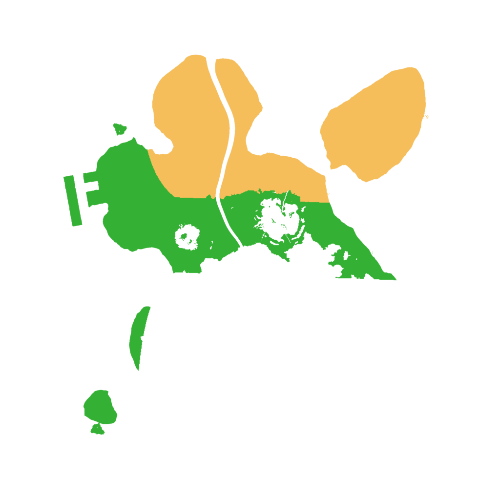 Biome Rust Map: Procedural Map, Size: 2000, Seed: 770522808