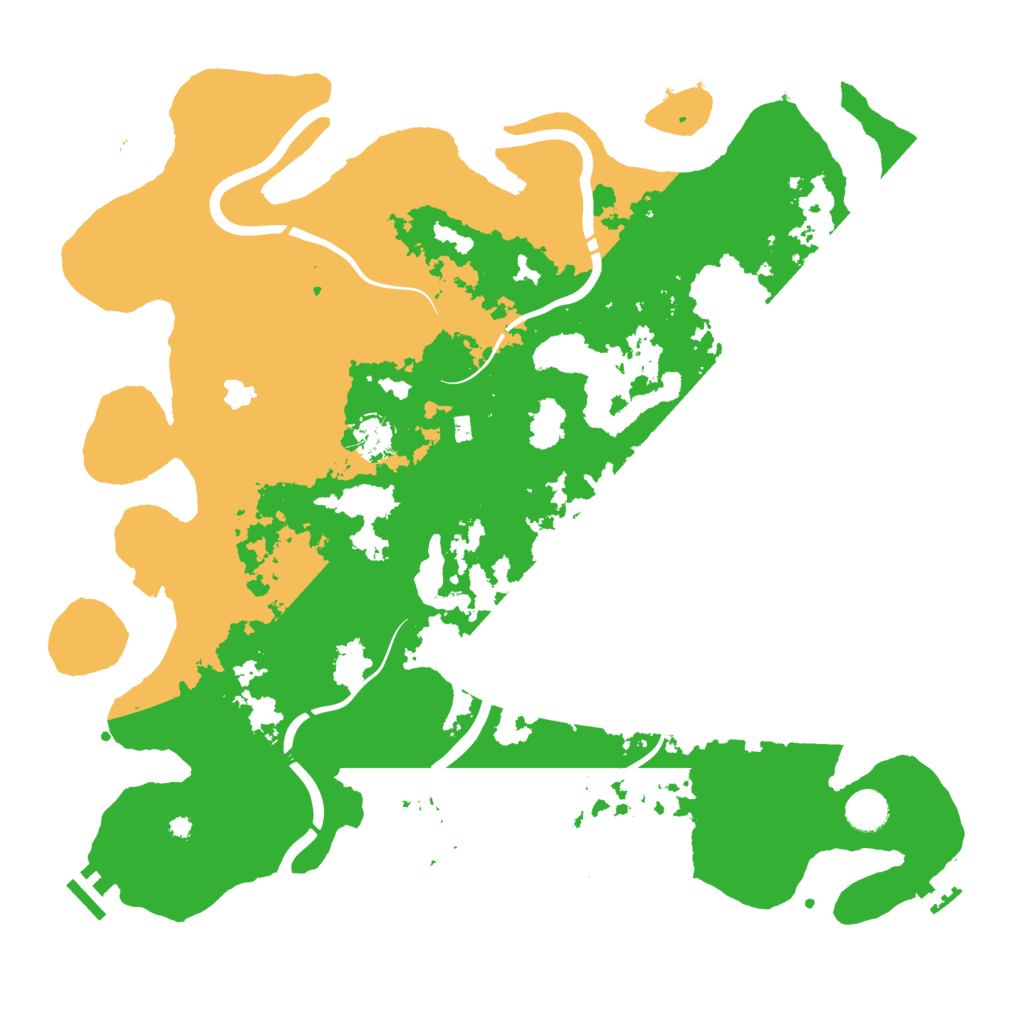 Biome Rust Map: Procedural Map, Size: 4250, Seed: 1224026715