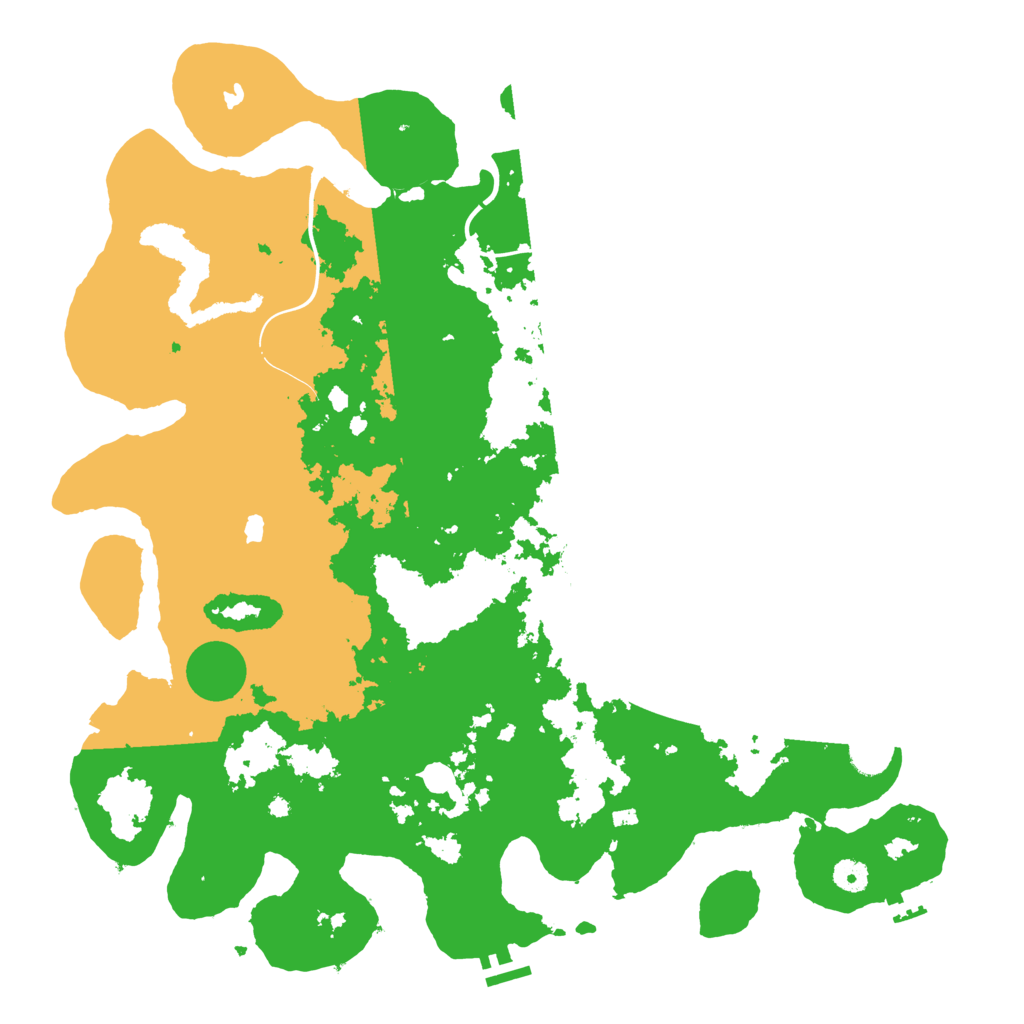 Biome Rust Map: Procedural Map, Size: 4500, Seed: 1909590458