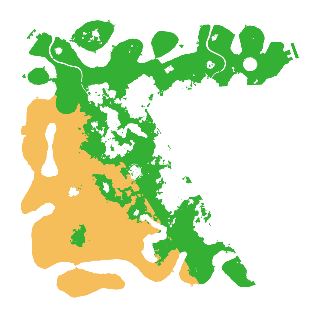 Biome Rust Map: Procedural Map, Size: 4000, Seed: 911891990