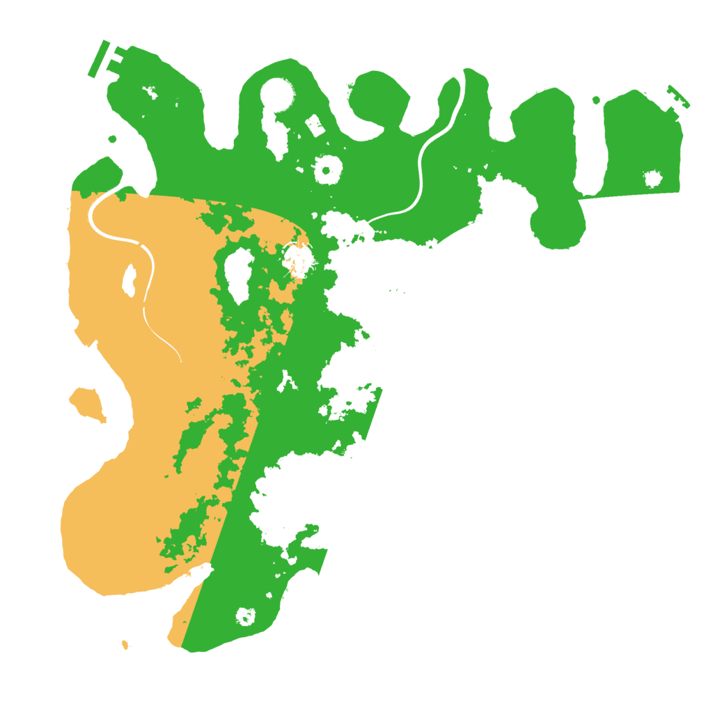 Biome Rust Map: Procedural Map, Size: 3700, Seed: 1837277850