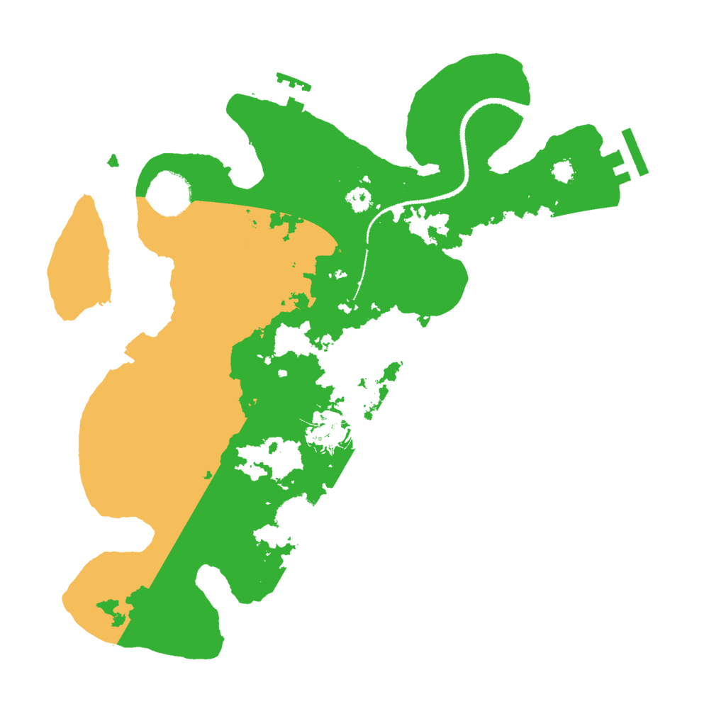 Biome Rust Map: Procedural Map, Size: 3000, Seed: 440398349