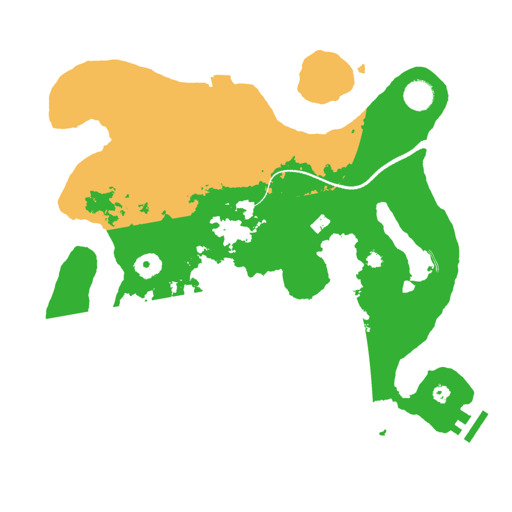 Biome Rust Map: Procedural Map, Size: 3000, Seed: 94678