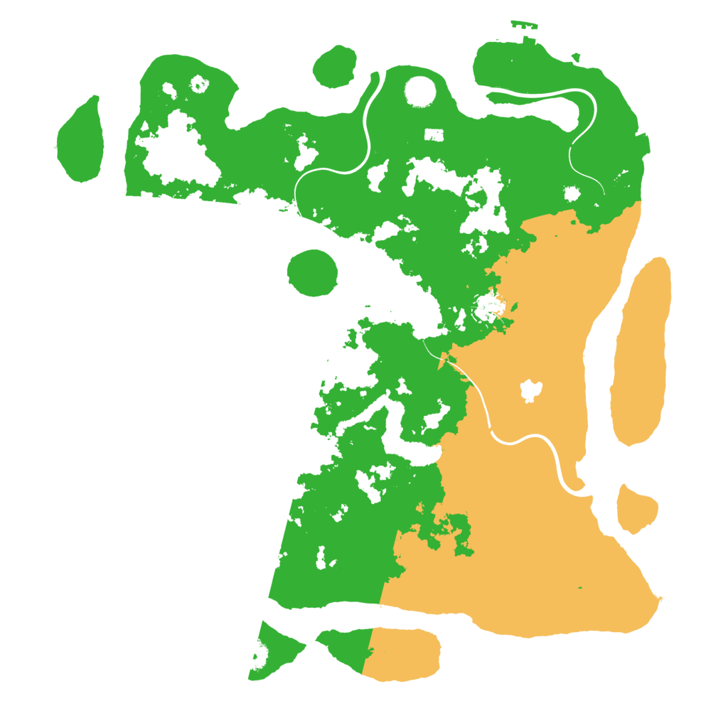 Biome Rust Map: Procedural Map, Size: 4096, Seed: 879071867