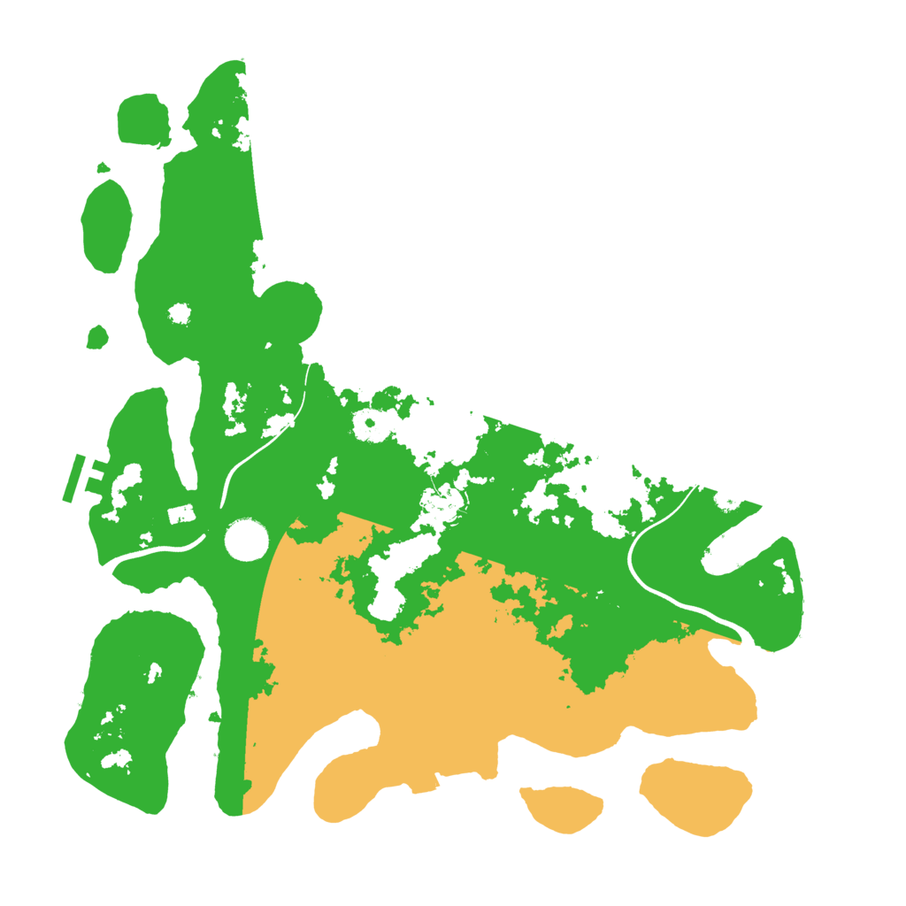 Biome Rust Map: Procedural Map, Size: 3750, Seed: 845948205