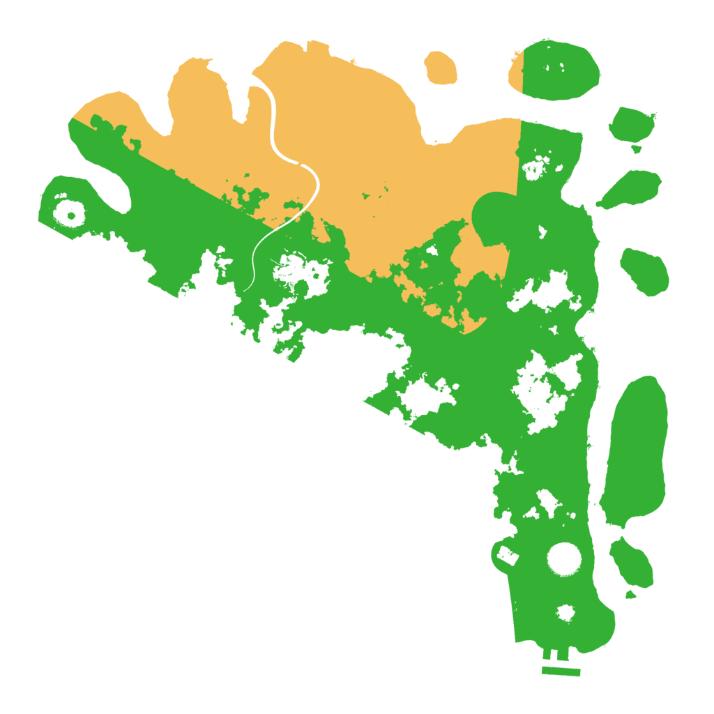 Biome Rust Map: Procedural Map, Size: 3750, Seed: 978499910