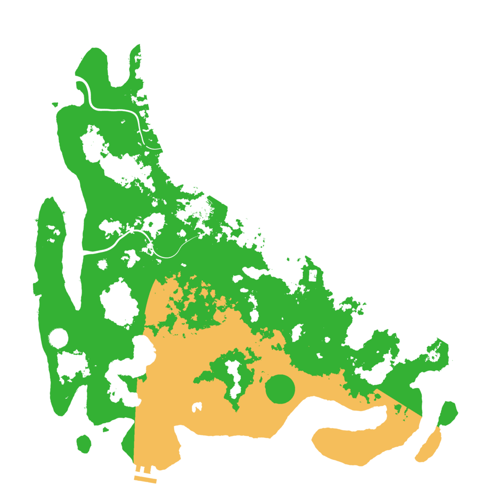 Biome Rust Map: Procedural Map, Size: 4500, Seed: 1525722595