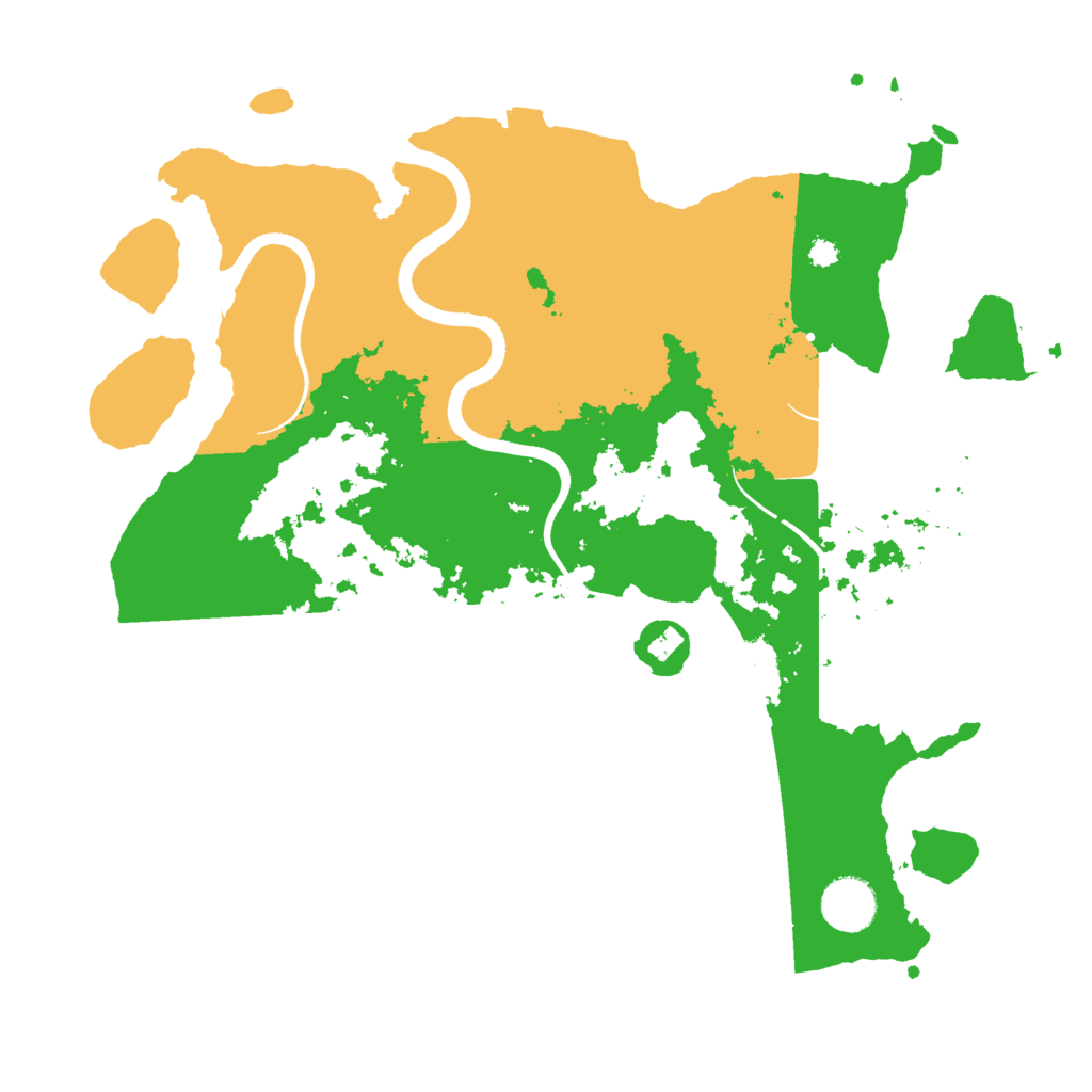 Biome Rust Map: Procedural Map, Size: 3500, Seed: 2061061910