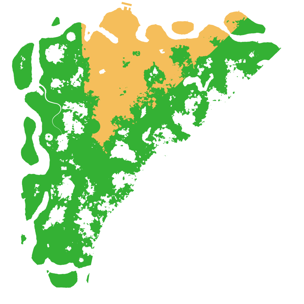 Biome Rust Map: Procedural Map, Size: 6000, Seed: 1027909353