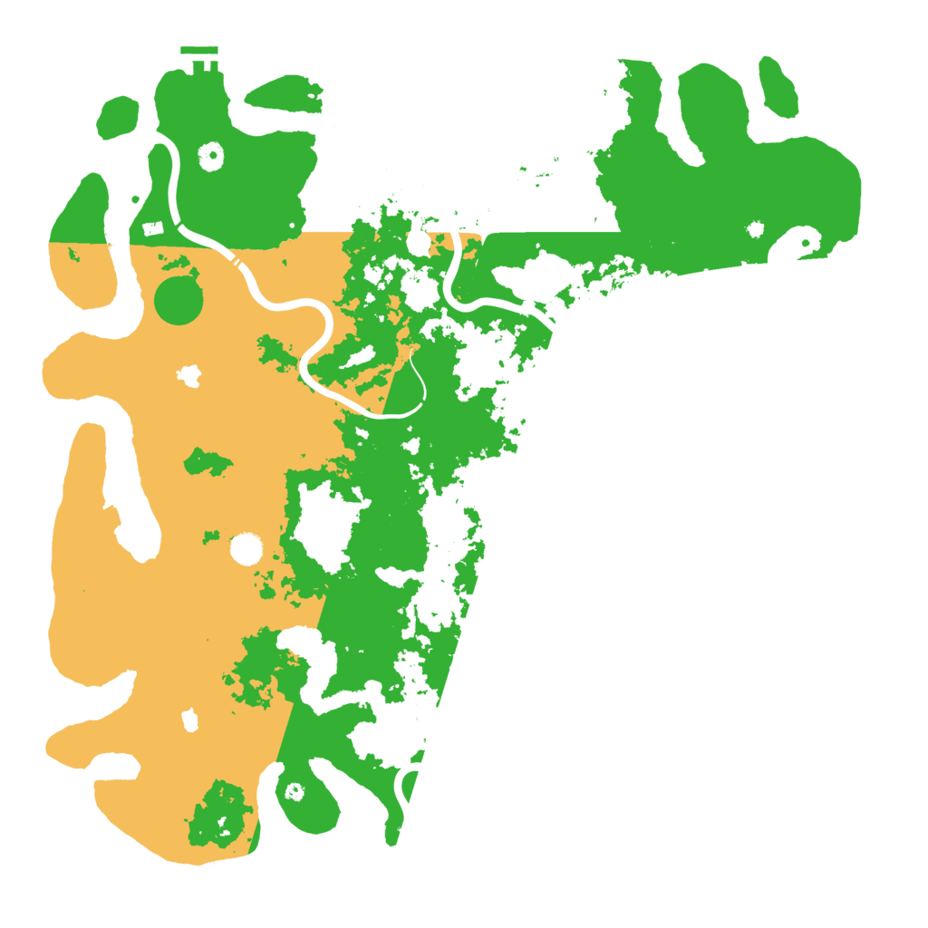 Biome Rust Map: Procedural Map, Size: 5000, Seed: 1980971