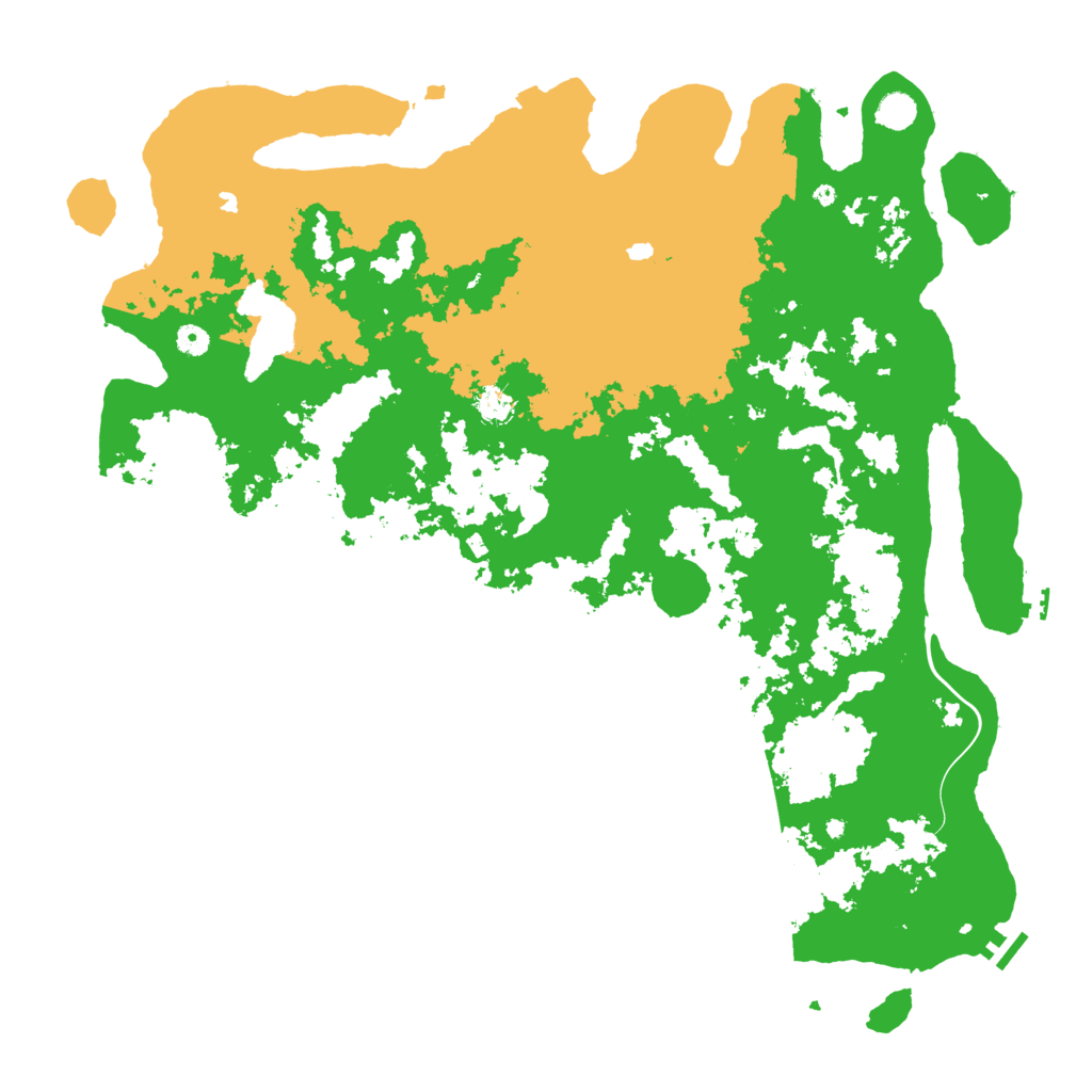 Biome Rust Map: Procedural Map, Size: 5127, Seed: 2147483647