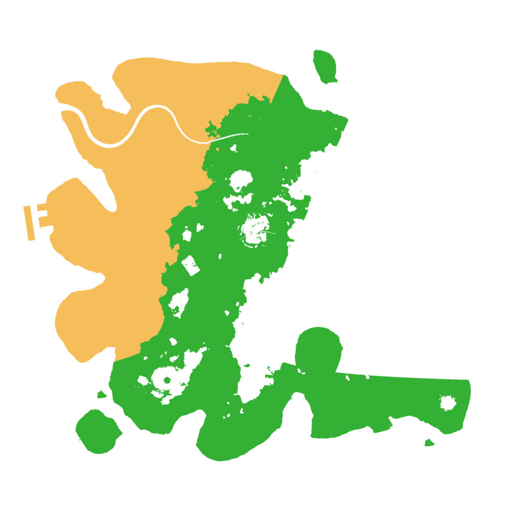 Biome Rust Map: Procedural Map, Size: 3000, Seed: 719131957