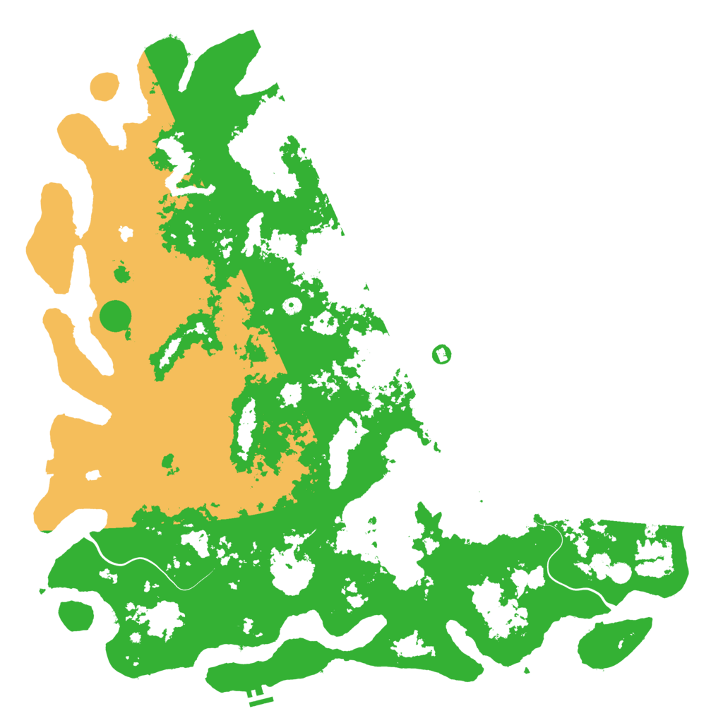 Biome Rust Map: Procedural Map, Size: 6000, Seed: 16082024