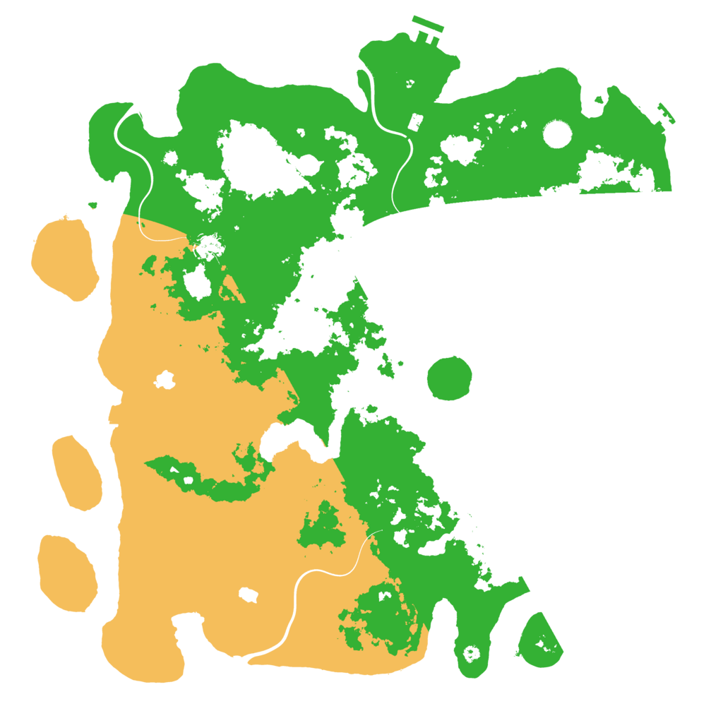 Biome Rust Map: Procedural Map, Size: 4500, Seed: 751363432