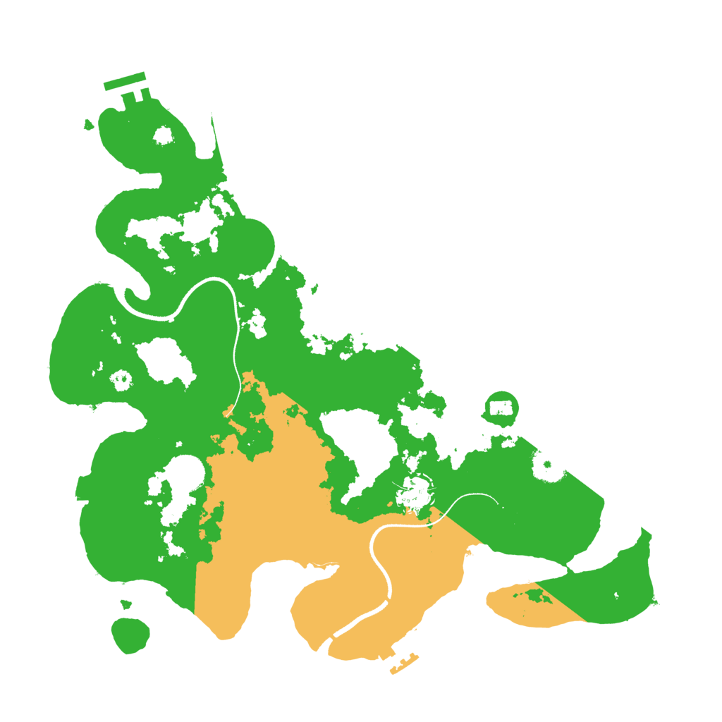 Biome Rust Map: Procedural Map, Size: 3450, Seed: 69694
