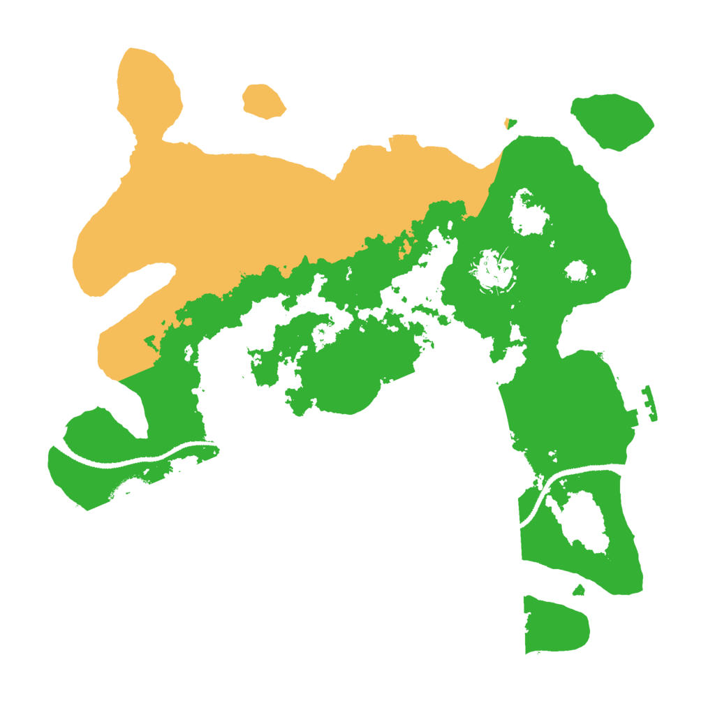 Biome Rust Map: Procedural Map, Size: 3000, Seed: 731106395