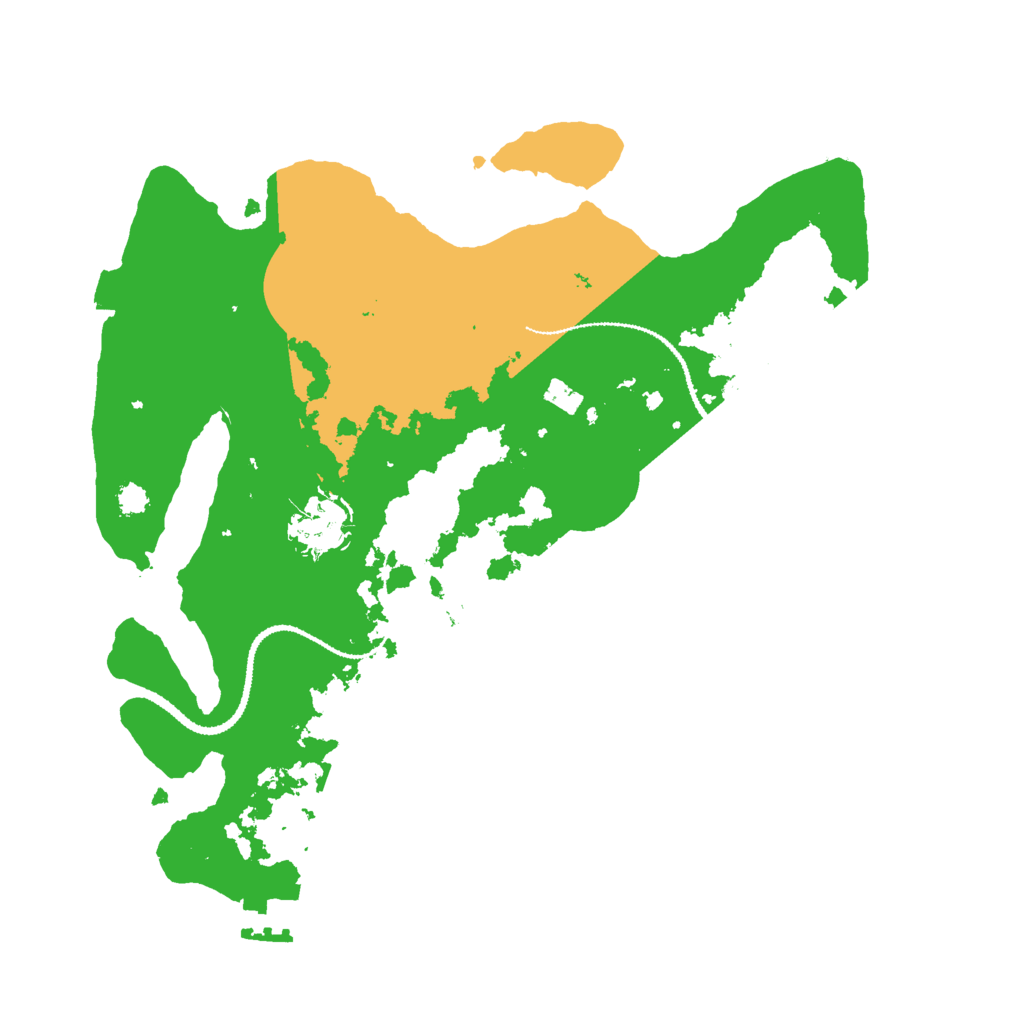 Biome Rust Map: Procedural Map, Size: 3000, Seed: 292975763