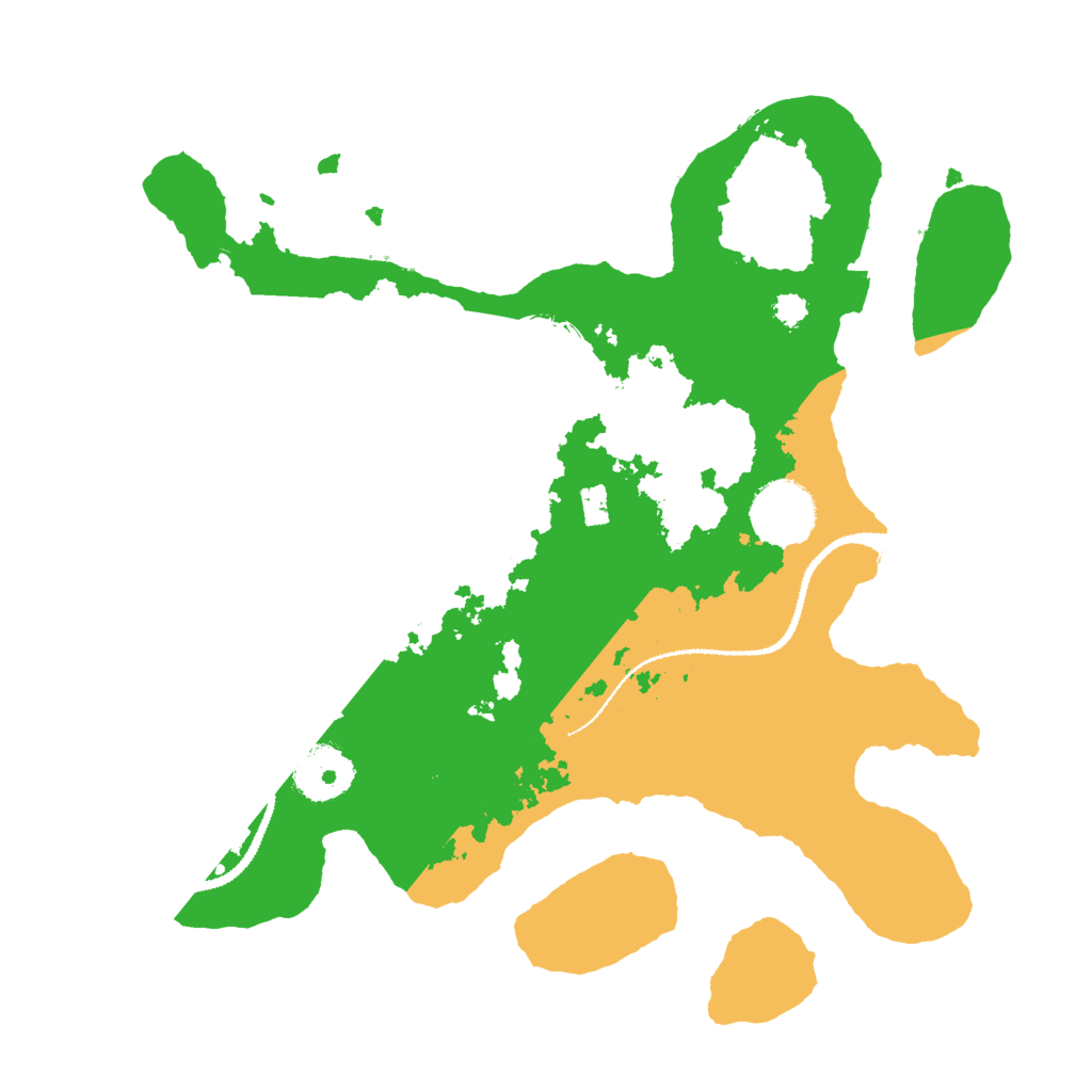 Biome Rust Map: Procedural Map, Size: 3000, Seed: 1400968625