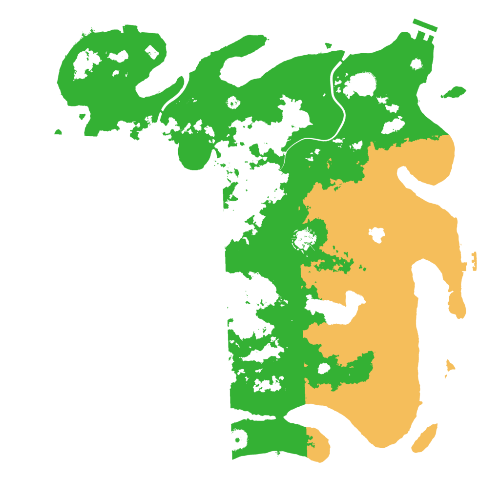 Biome Rust Map: Procedural Map, Size: 4000, Seed: 18633902
