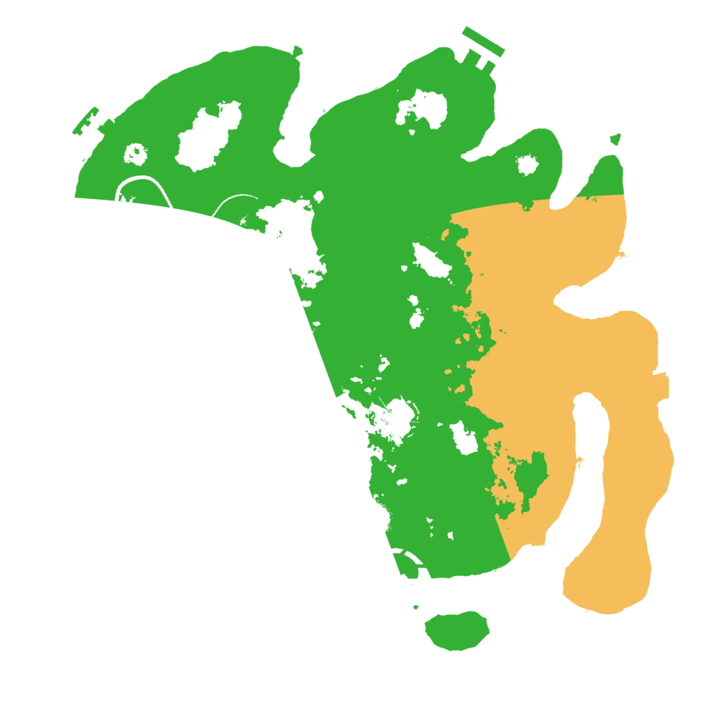 Biome Rust Map: Procedural Map, Size: 3200, Seed: 1560977076