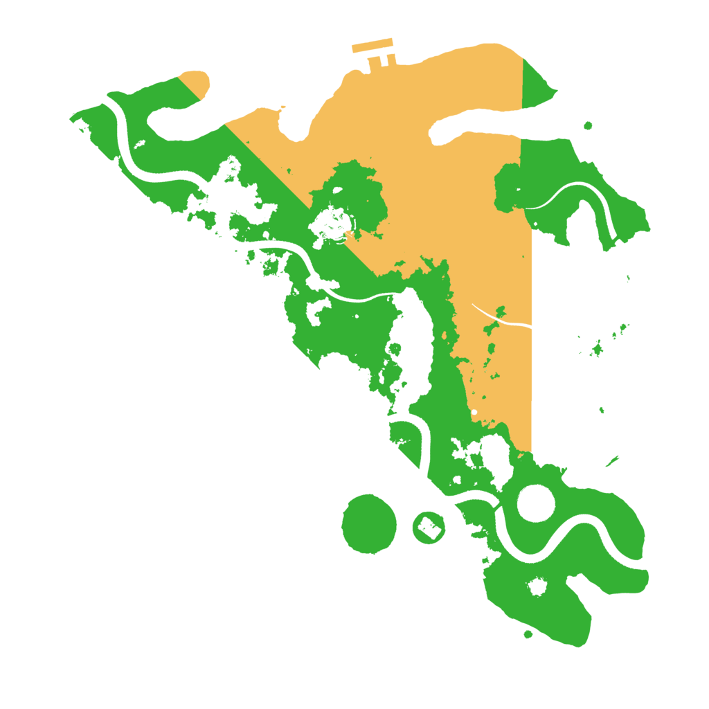 Biome Rust Map: Procedural Map, Size: 3500, Seed: 1829580798