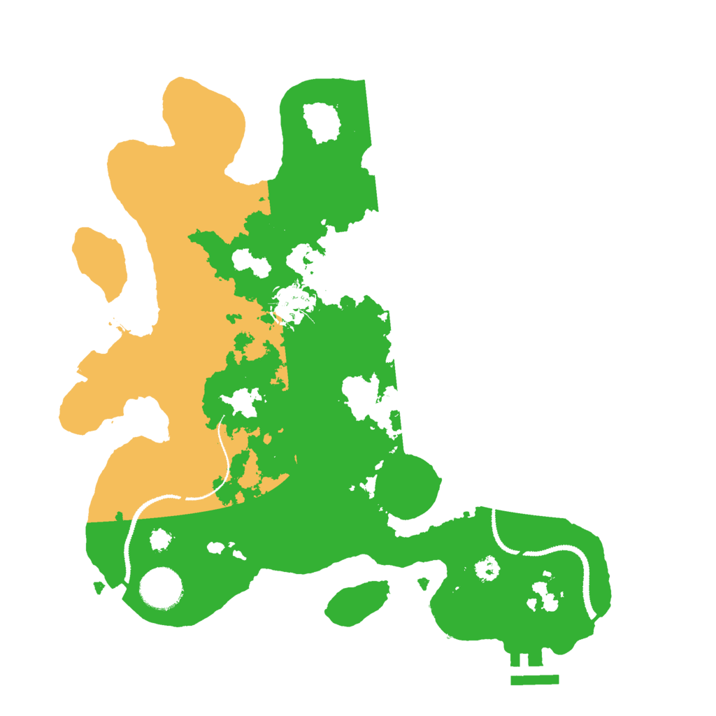 Biome Rust Map: Procedural Map, Size: 3000, Seed: 1715836725
