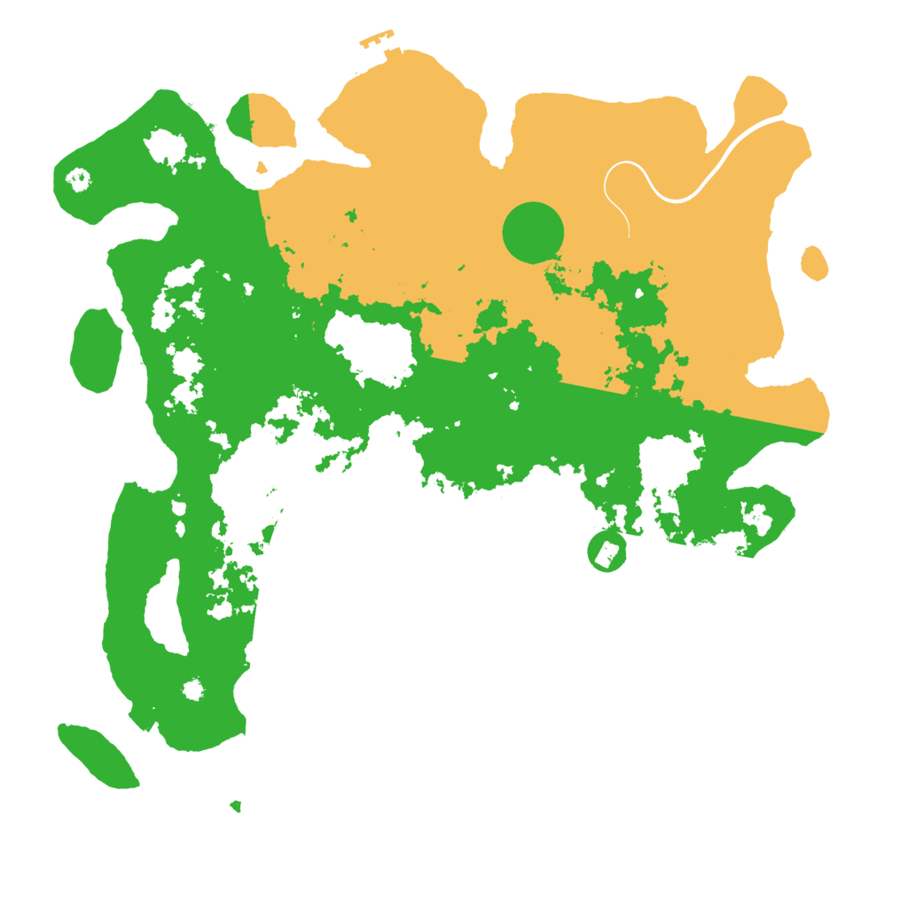 Biome Rust Map: Procedural Map, Size: 3900, Seed: 1337090973