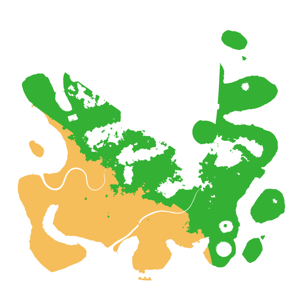 Biome Rust Map: Procedural Map, Size: 3500, Seed: 1420819643