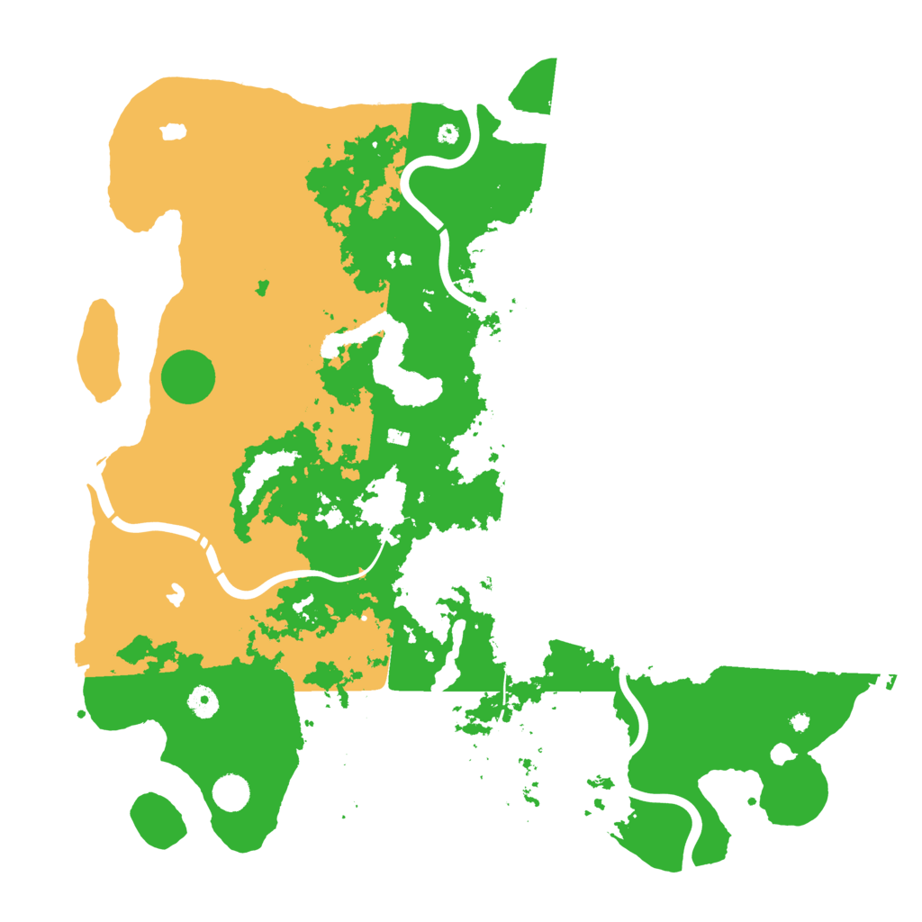 Biome Rust Map: Procedural Map, Size: 4500, Seed: 608736610