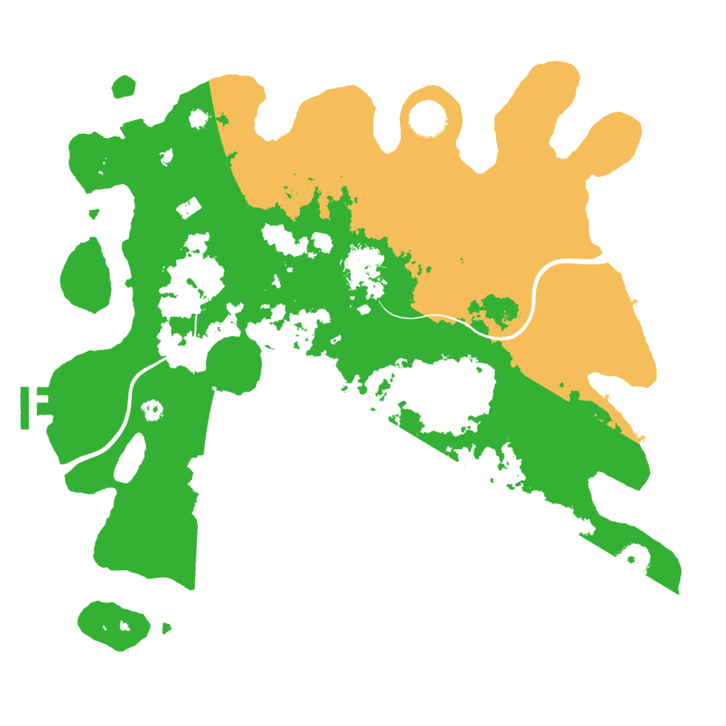 Biome Rust Map: Procedural Map, Size: 3450, Seed: 11887623