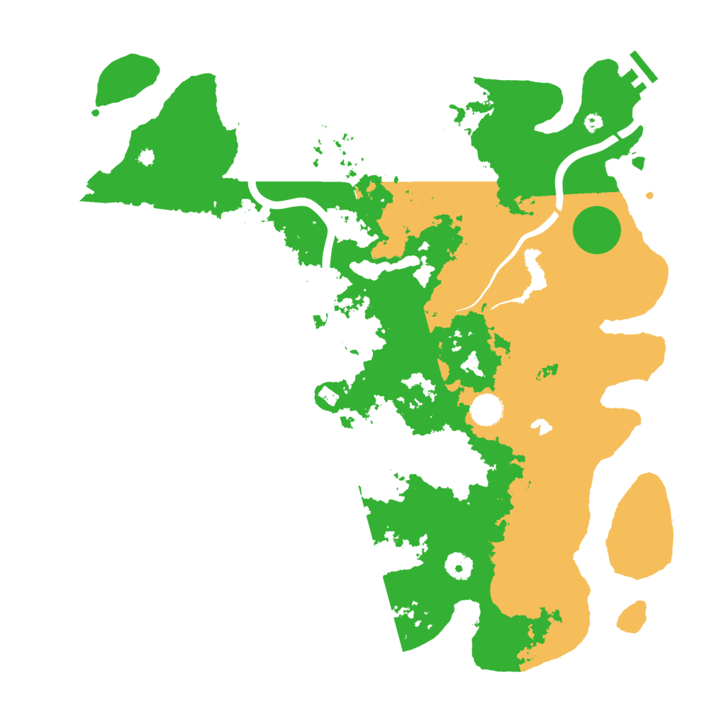 Biome Rust Map: Procedural Map, Size: 4000, Seed: 234424