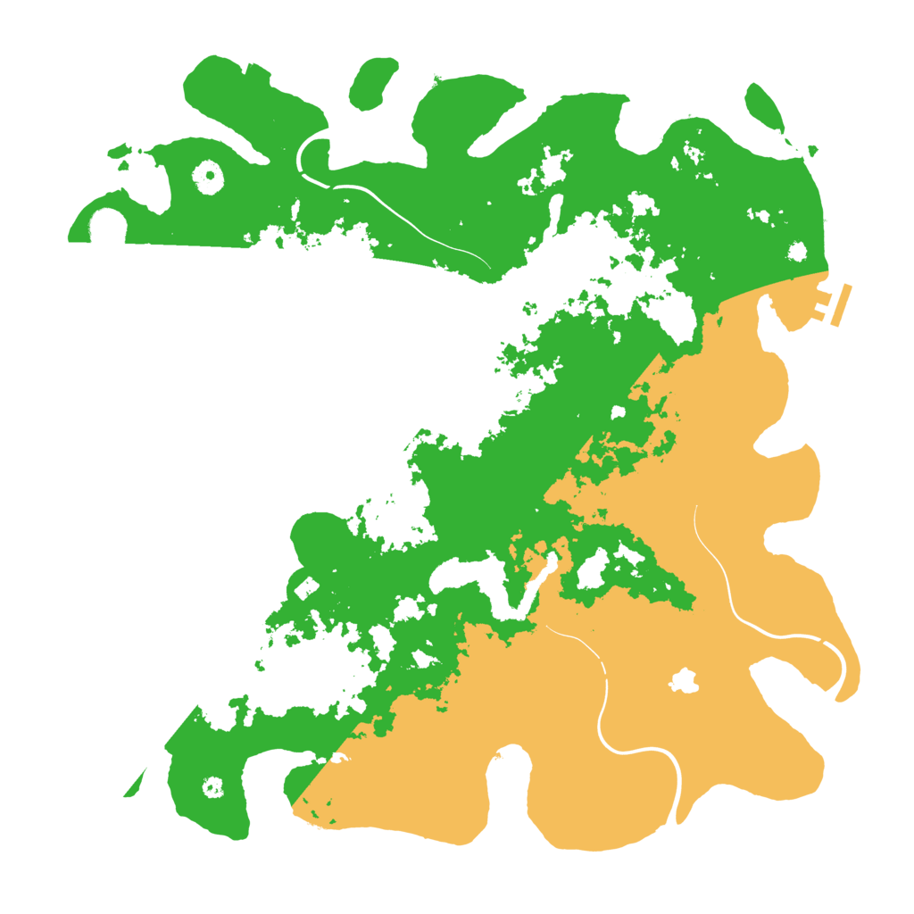 Biome Rust Map: Procedural Map, Size: 4250, Seed: 486529993
