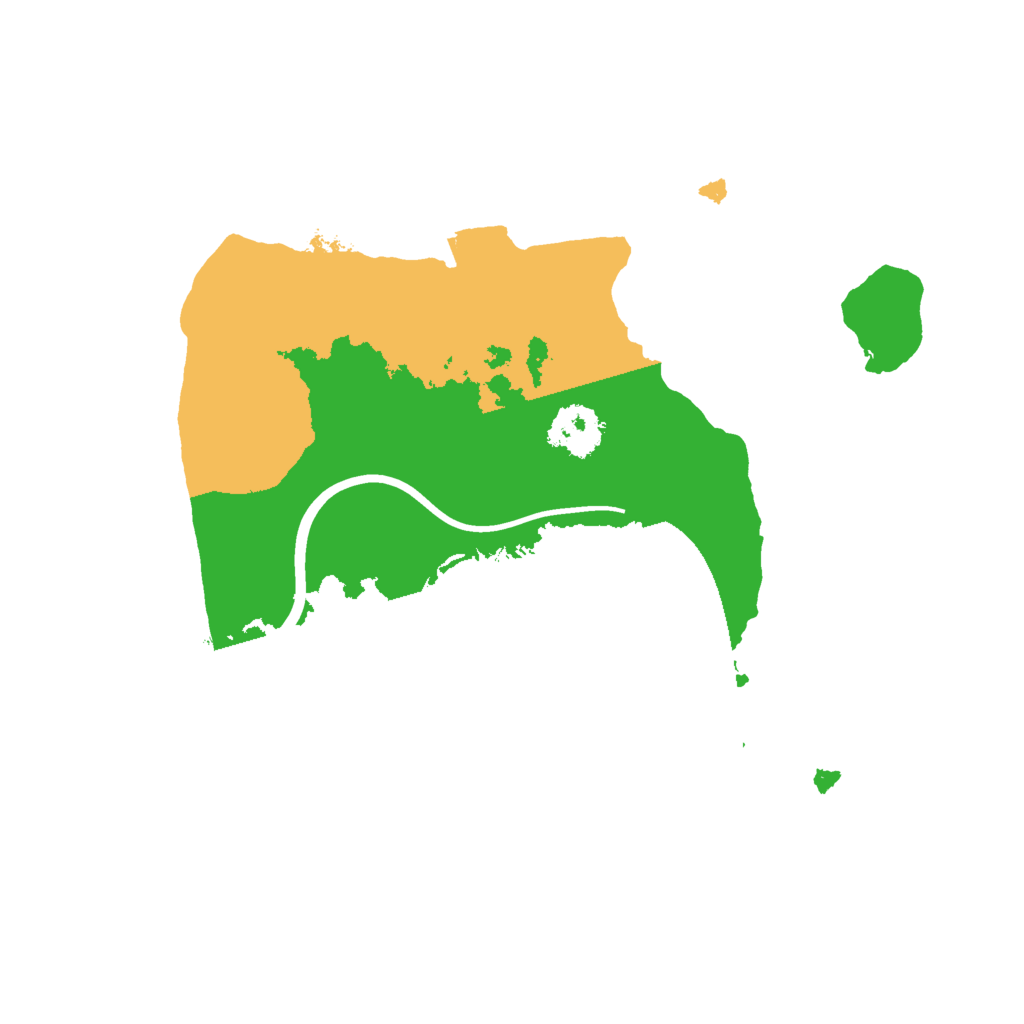 Biome Rust Map: Procedural Map, Size: 2000, Seed: 14353457