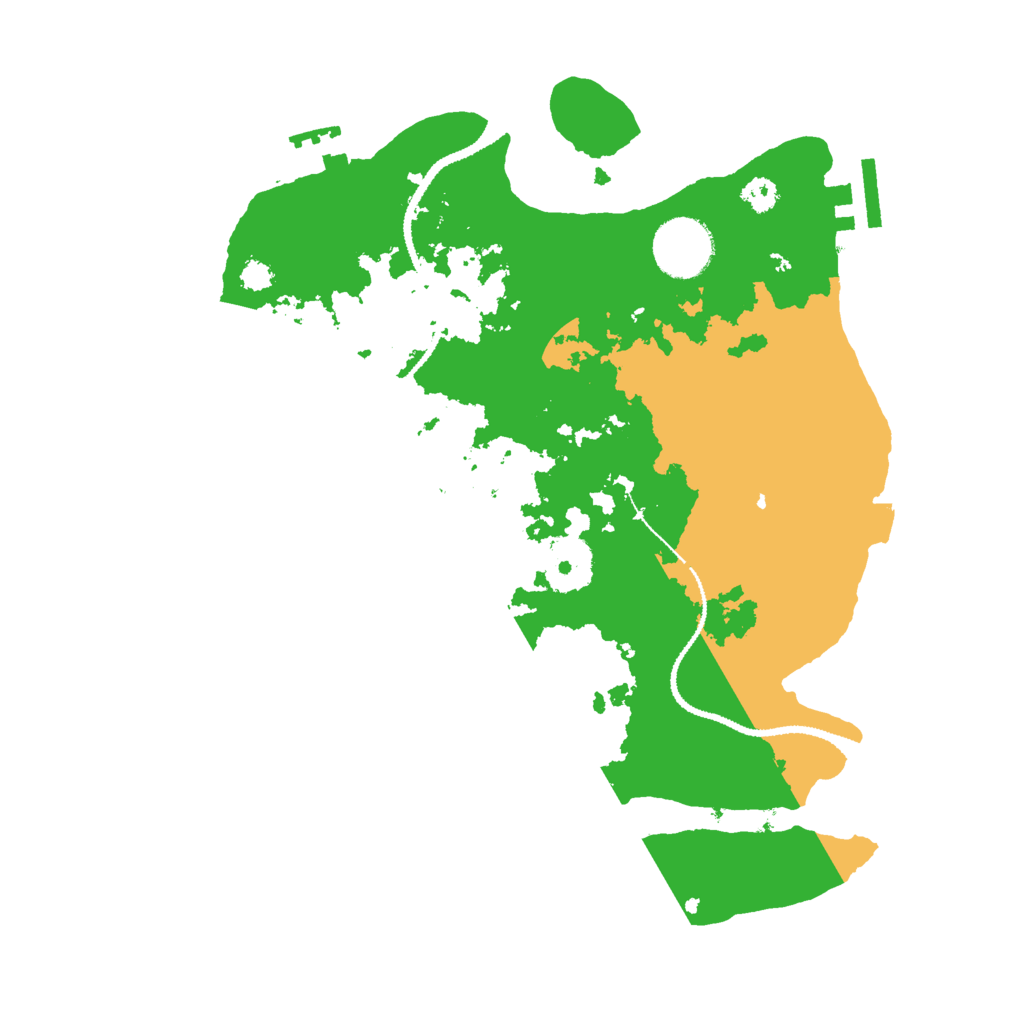 Biome Rust Map: Procedural Map, Size: 3000, Seed: 120056133