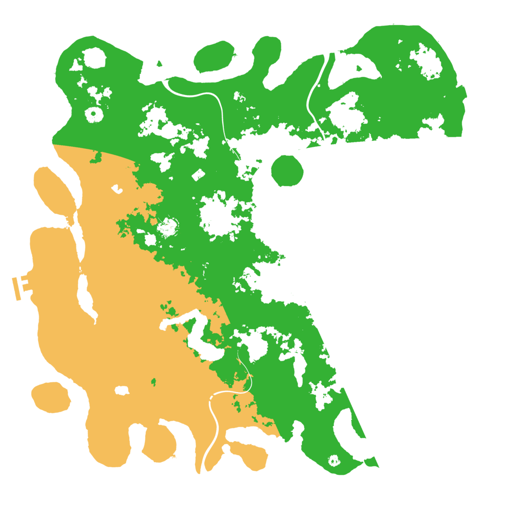 Biome Rust Map: Procedural Map, Size: 4500, Seed: 1477739613