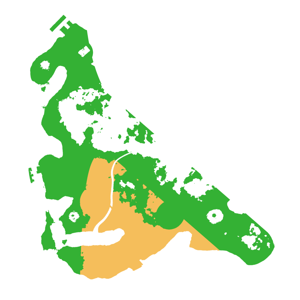 Biome Rust Map: Procedural Map, Size: 3000, Seed: 69193917